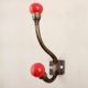 Solid Red Crackle Iron Hooks-EHG-85